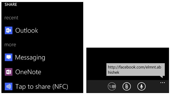 Link Uri property in Windows